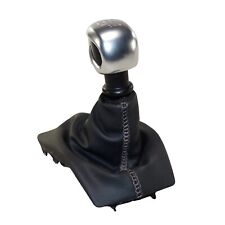 Schaltknauf Schalthebel Leder Aluminium Peugeot 2008 I 6-Gang