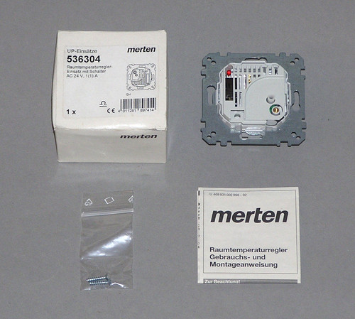 Merten raumtemperatur regler - merten, raumtemperatur-regler