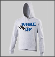 SANCTUARIES EDGE WAKE UP WAKEBOARDER KAPUZENPULLOVER WAKEBOARDING GESCHENK MIT GESCHENKTASCHE