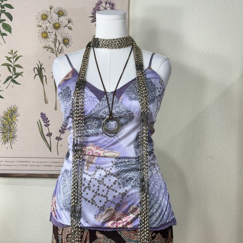 Y2k satin floral babydoll cami - y2k,