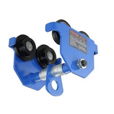 VEVOR Laufkatze Hallenkran Kran Rollfahrwerk Handfahrwerk 63,5–139,7 mm 0,5 T