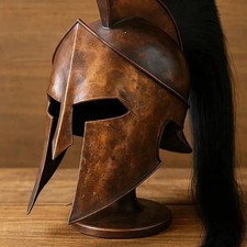 Mittelalter Griechischer Helm Antiker Korinthischer Helm Griechischer Spartan...