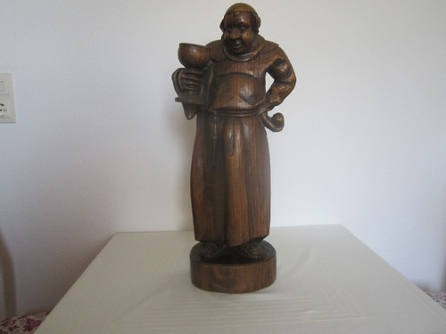 Große alte holz figur - alte,