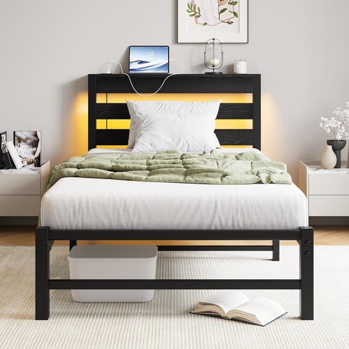 Bettgestell 90x200 mit led - mit,