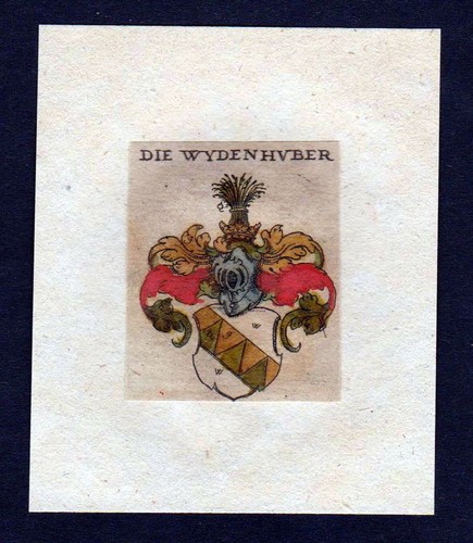 Von wiedenhuber wappen - jh.,