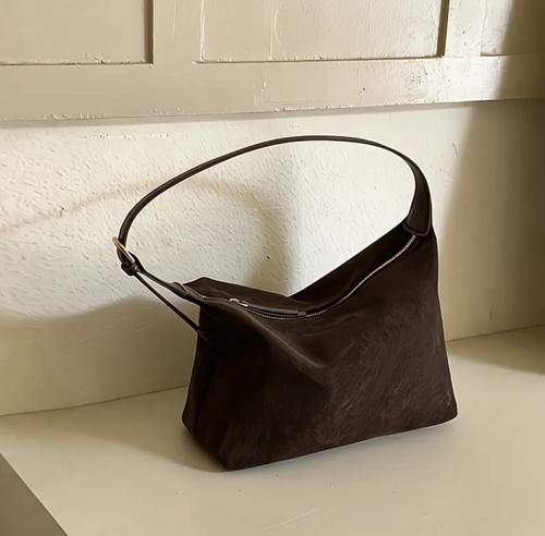 Braune handtasche wildleder - handtasche,