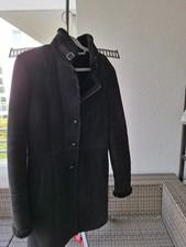Lamm-Fell Jacke Damen,schwarz Gr. 36