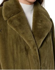 Webpelz Mantel Damen,Fake