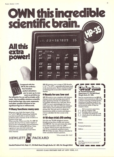 1973 werbung für - für, hewlett