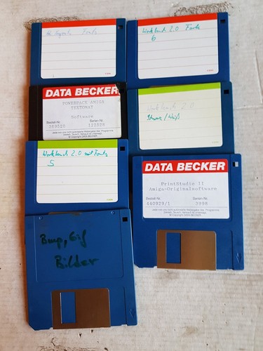 Amiga disketten 2dd - amiga,