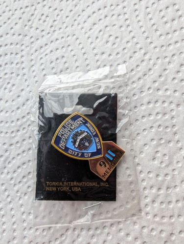 Nypd memorial pin - 9/11,