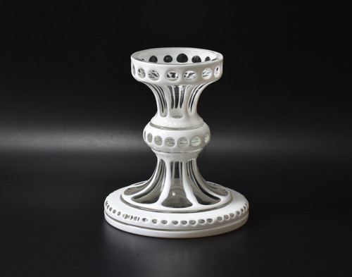 Biedermeier glas vase - biedermeier,