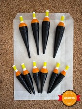 10er Set Knicklicht Laufposen 2-7gr Leuchtend Schwimmer Pose Zander Schleie