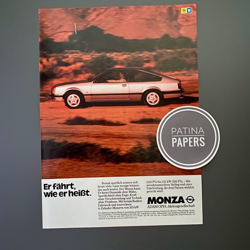 1981 opel monza fährt - opel, wie