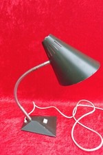 alte Tischlampe, Bürolampe , Schreibtischlampe ,biegbarer Stiel,  HALA
