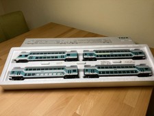 Trix H0 21262 Doppelstock-Wagen-Set, DB, DC, Licht - Neuwertig