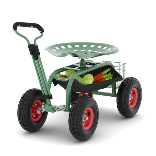 Gartenwagen mit ablagefläche - mit,