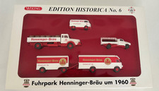 Wiking 1:87 PMS 81-24 Fuhrpark Hamburg Bräu um 1960 - TOP + OVP A2039