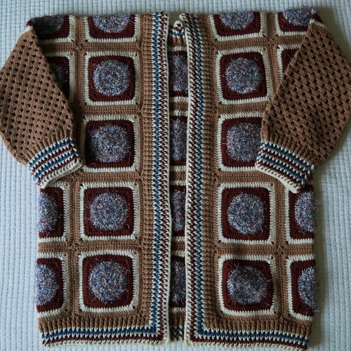 Handgestrickte damenjacke - handgestrickte, –