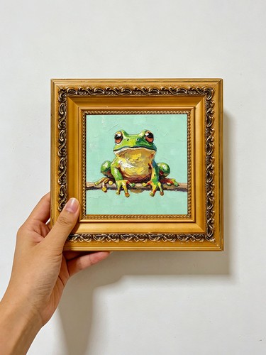 Froschzweig grün esszimmer - grün,