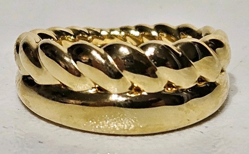 14k gold cable polished - gold,