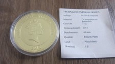 Medaille/Münze One Dollar Elizabeth II Niue Island 2011 Trauer Tod von Diana
