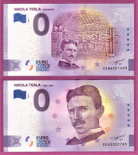 0 Euro  XEGX 01+02 2020 Satz NIKOLA TESLA ELECTRICITY