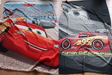 Pixar Cars - 2x leichte Fleecedecke - 200 x 160 - Lightning, Ramirez, Storm