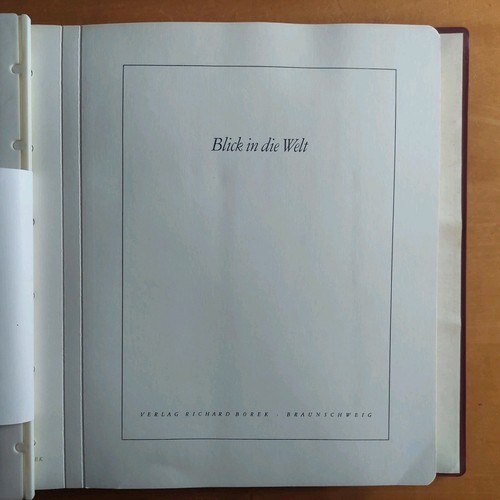 Briefmarken blick die - blick, welt