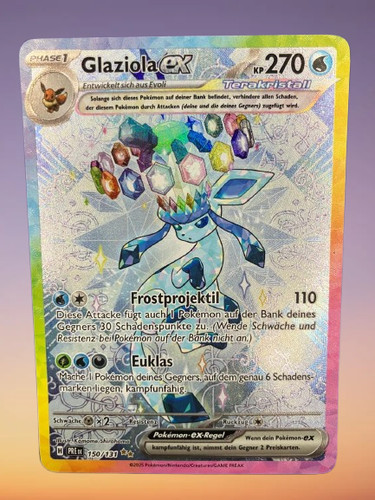 Pokémon karte glaziola - pokémon, |
