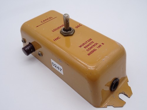 Wurlitzer remote control 169b - wurlitzer,