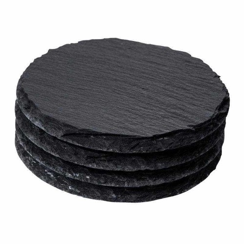 Schiefer untersetzer rund 10cm - rund,