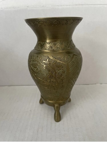 Messing vase mit - vase,