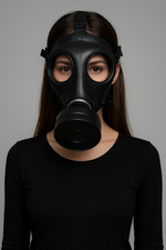 Gasmaske * Gas Mask * Schutzmaske * LatexMaske * Latex * Israel * Militär * NEU