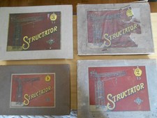 BLECHSPIELZEUG METALLBAUKASTEN BING STRUCTATOR 4x