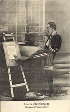 Ak Universal Fußkünstler Louis Steinkogler - 10352387