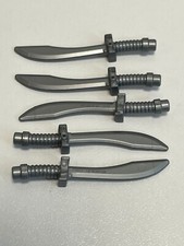 LEGO 5 x Waffe Schwert gebogen