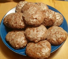 Lebkuchen Selbstgemacht -  Elisenlebkuchen - Hell mit Zuckerglasur