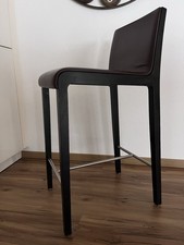 Barhocker mit Rückenlehne Kunstleder Barstuhl Tresenhocker Hocker Gepolstert 