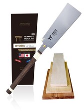 Temple Tool Co. Ryoba 9,5 mm Japanische Handsäge mit Reißschnitt und Kappschnitt Holz
