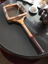 Dunlop Maxply Holz Tennisschläger Wood Racket L2 Antik vor John McEnroe 