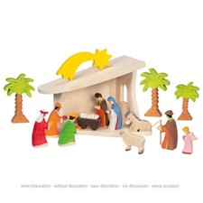 Holztiger Weihnachten Krippe