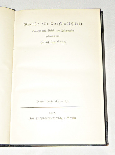 Amelung goethe als - w,