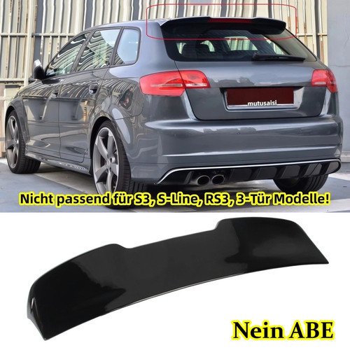Dachspoiler glanzschwarz für - glanzschwarz,