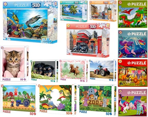 Puzzle kinderpuzzle 500 - kinderpuzzle, 50/99/500