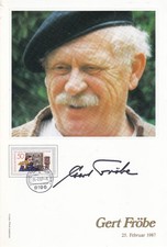 Philswiss Autogramm - Gert Fröbe - limitiert