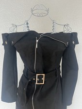 Kleid Wildleder Optik