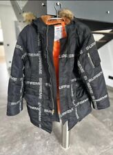 Supreme Men's M Logo Tape N-3B Parka Black 051305