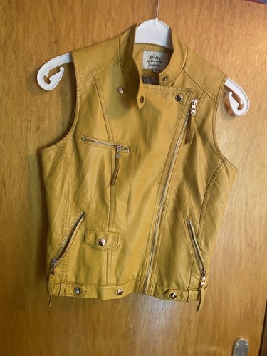 Lederweste imitat softy - ,