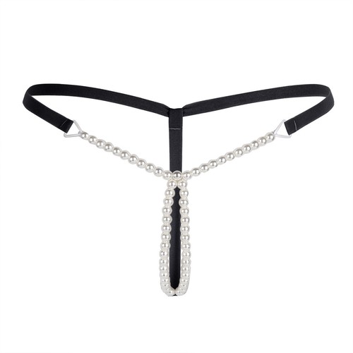 Damen slip perlen string - perlen,